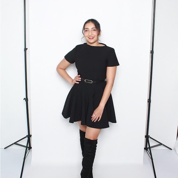 Zara GODET MINI DRESS Large - Picture 5 of 5